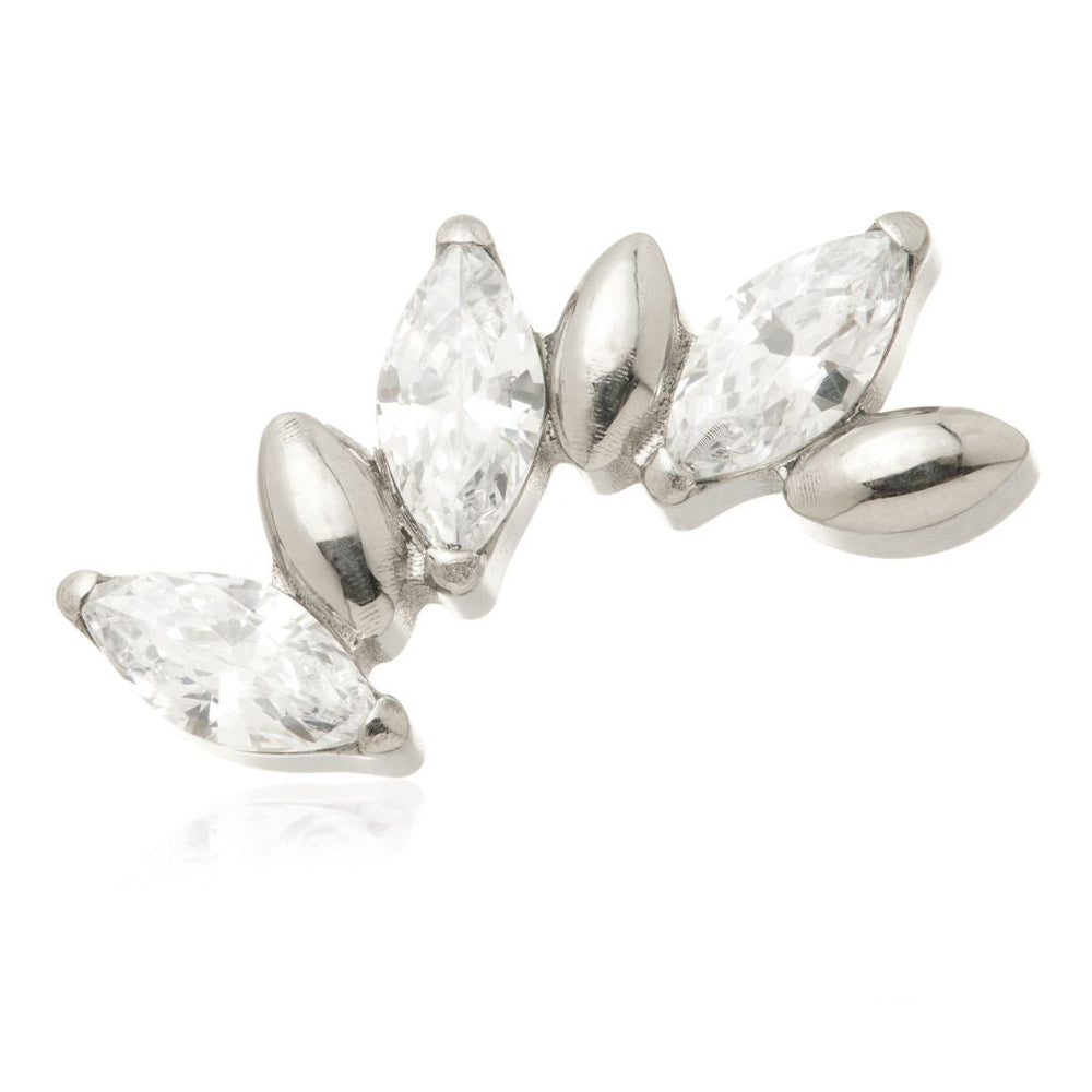 Ti Internal Alternate Jewelled Marquise Climber Attachment