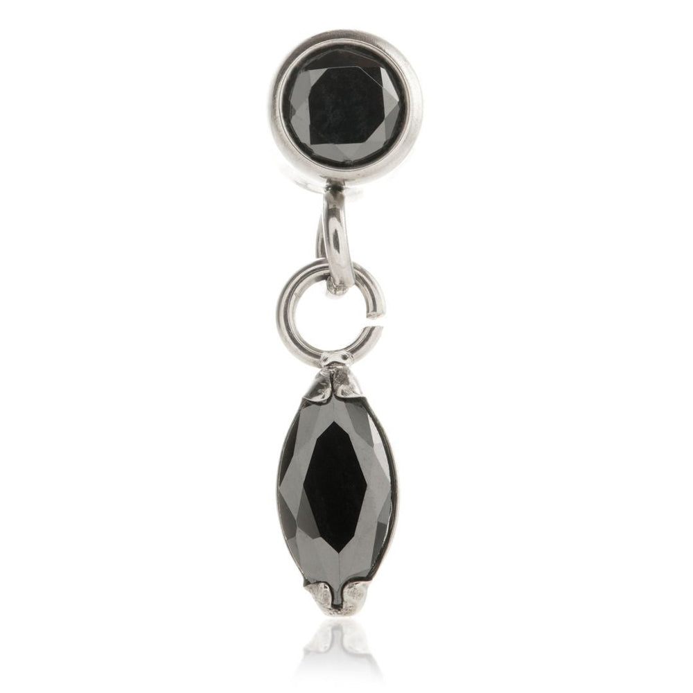 Ti Internal Hanging Marquise Round Gem Attachment