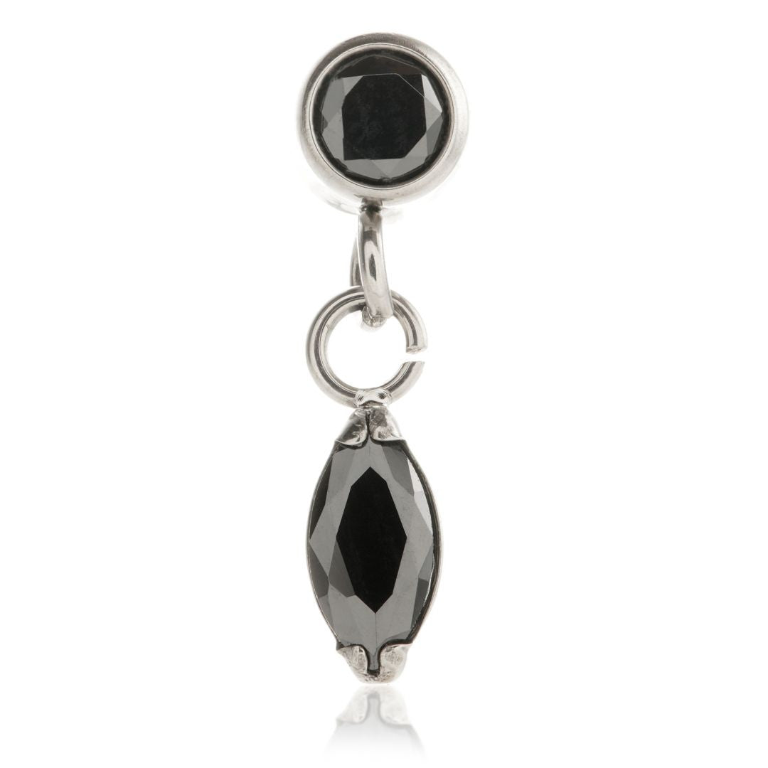 Ti Internal Hanging Marquise Round Gem Attachment