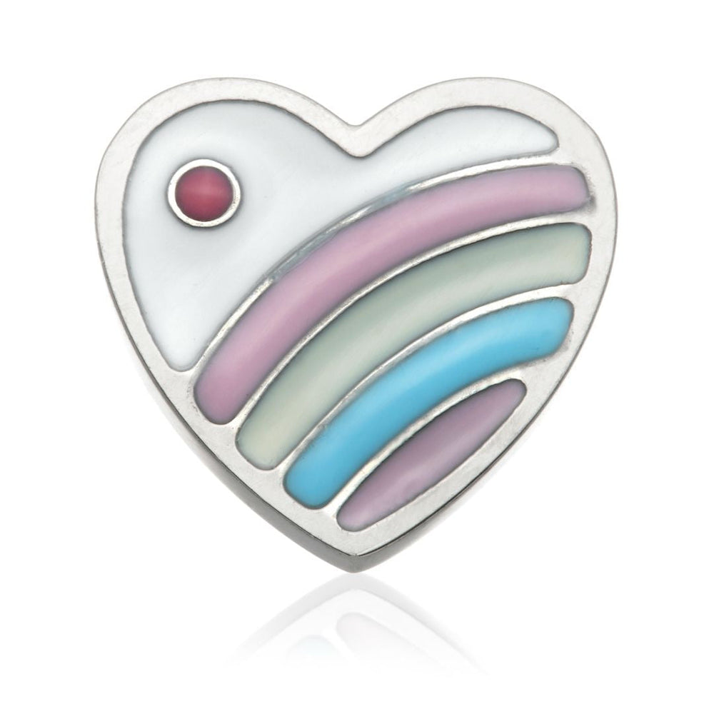 Ti Internal Enamel Rainbow Heart Attachment