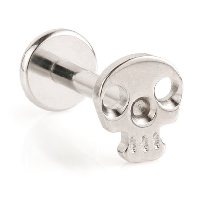 Ti Internal Labret with Skull Attachment