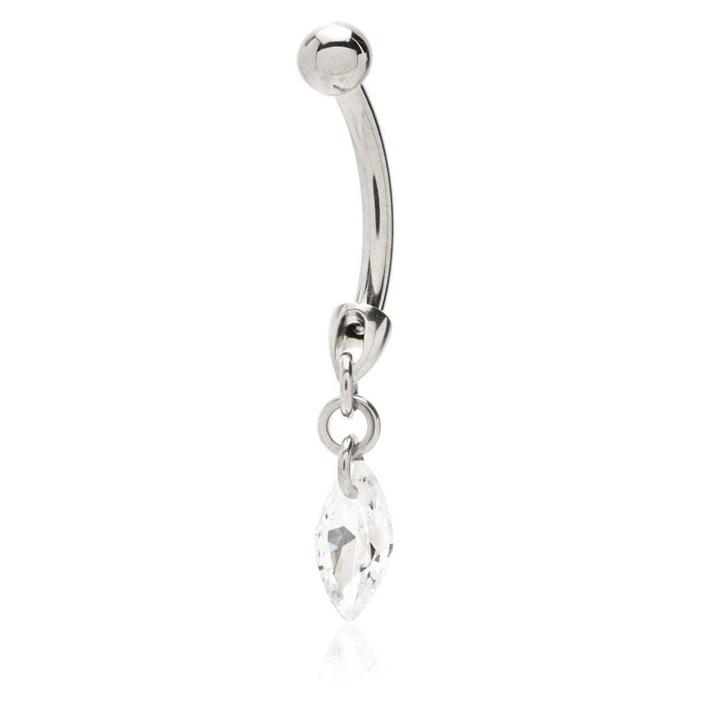 Tic Reversable Rook Bar with Crystal Marquise