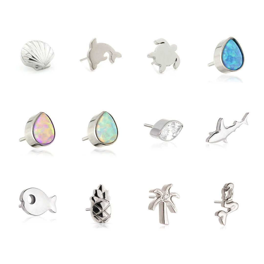 TiC Mixed Threadless Labret Bundle - Refill