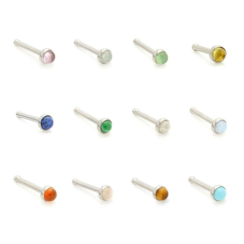 TiC Semi-Precious Nose Stud Bundle - Luxury