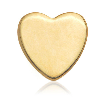 Solid 14ct Gold Internal Thread Heart Attachment